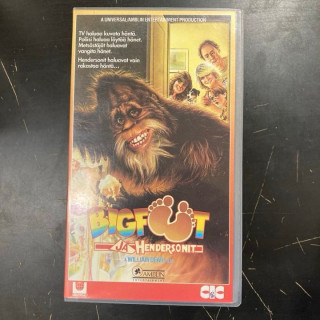 Bigfoot ja Hendersonit VHS (VG+/M-) -komedia/fantasia-